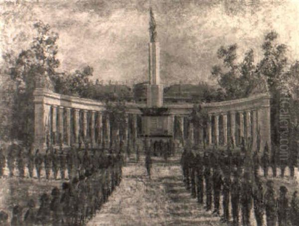 Parade Am Schwarzenbergplatz (stalinplatz) - view 1