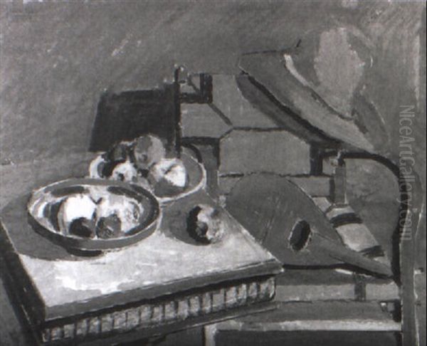 Stilleben Mit Mandoline Und Hut - view 1