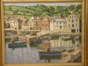 A Quayside With Fishing Boats