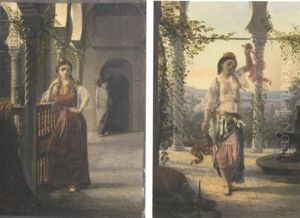 Jeune Danseuse Orientale by Emmanuel Joseph Lauret