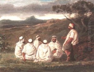 Fumeurs De Chibouk by Francois Lauret