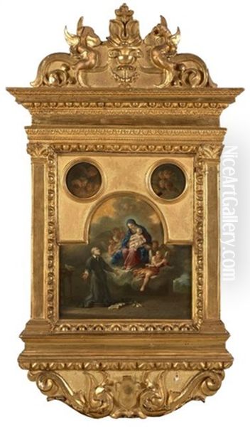 L'apparition De La Vierge A L'enfant A Saint Philippe Neri - view 1