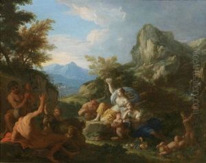 A Bacchanale by Filippo Lauri