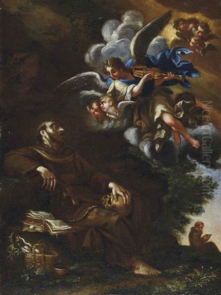 Saint Francis Of Assisi In Ecstasy - view 1