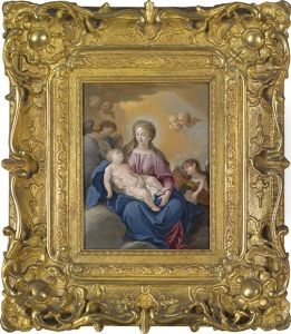 Maria Mit Dem Christusknaben Und Engeln