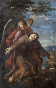 Der Heilige Franziskus In Extase / San Francesco In Estasi by Filippo Lauri