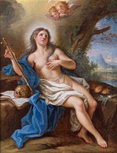 Die Busende Magdalena by Filippo Lauri