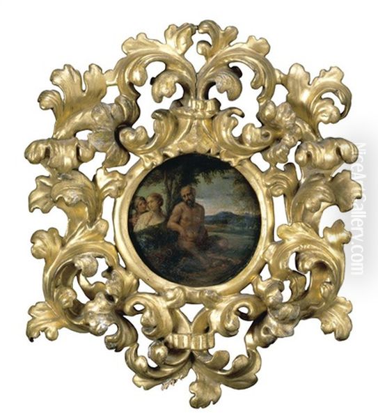 Satiro Con Due Figure Femminili - view 1