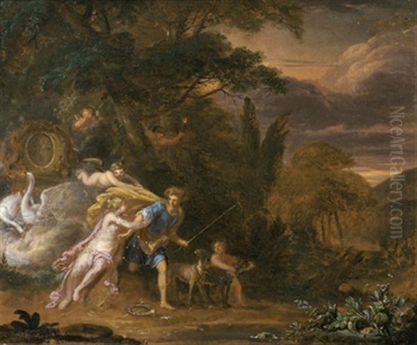 Venere E Adone ( + Scena Mitologica; Pair) - view 1
