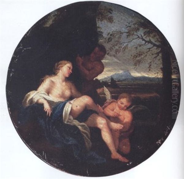 Venus And Cupid Surprised By A Satyr - view 1