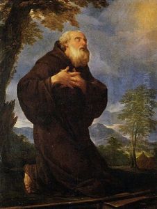 Santo In Pregheria by Filippo Lauri