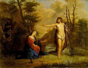 Cristo E La Maddalena (noli Me Tangere) by Filippo Lauri