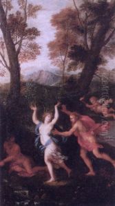 Apollo And Daphne by Filippo Lauri