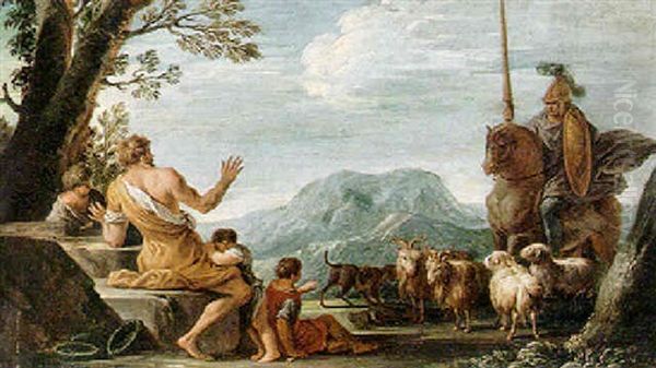Erminia And The Shepherds - view 1