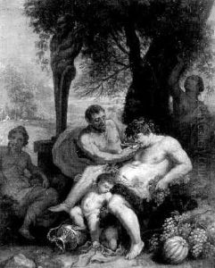 Bacchantische Szene