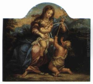 The Madonna And Child With The Infant St. John The Baptist