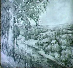 Indiana Landscape by Flora Lauter