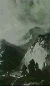 Mountainous Landscape With Figures Mountainous Landscape With Figures