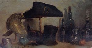 Composition Au Casque, Bicorne Et Haut De Forme