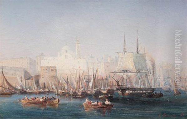 Bateaux Dans Le Port De Constantinople - view 1
