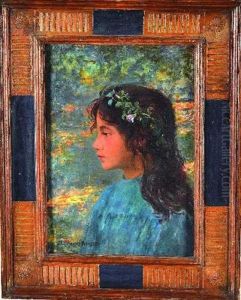 Portrait De Jeune Fille by Jeanne Lauvernay-Petitjean
