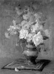 Floral Still Life by Jeanne Lauvernay-Petitjean