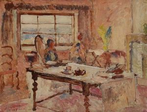 Interieur, Effet De Luminance by Abel Louis Alphonse Lauvray