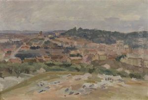Villeneuve-les-avignon by Abel Louis Alphonse Lauvray