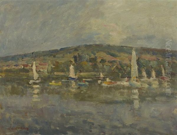 Regates A Vetheuil - view 1