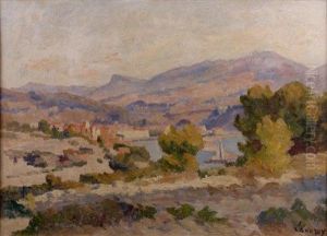 Paysage by Abel Louis Alphonse Lauvray