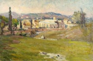 L'abbaye Du Val De Benediction, Villeneuve-les-avignon by Abel Louis Alphonse Lauvray