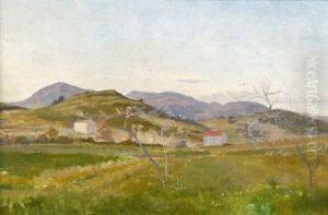 Paysage De Montagne by Abel Louis Alphonse Lauvray