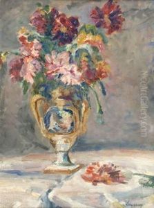 Bouquet De Fleurs by Abel Louis Alphonse Lauvray