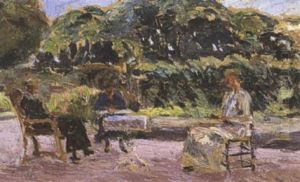 Scene Familiale by Abel Louis Alphonse Lauvray