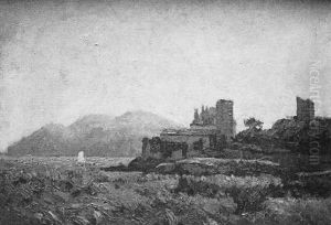 La Baie D'antibes by Abel Louis Alphonse Lauvray