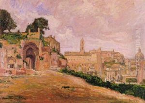 Vista De Roma by Abel Louis Alphonse Lauvray