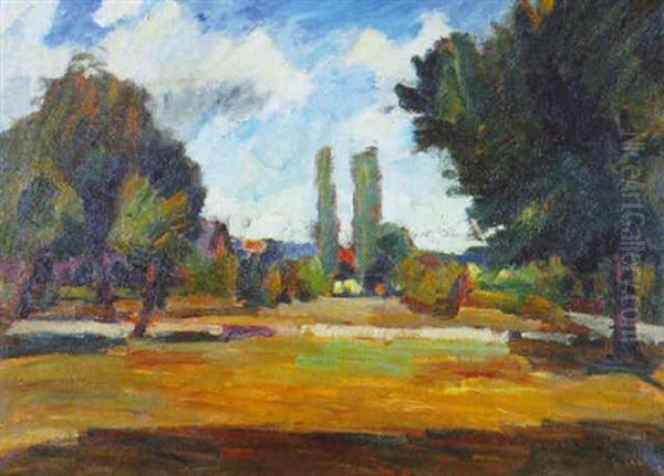 Les Peupliers (jardin De L'artiste) - view 1
