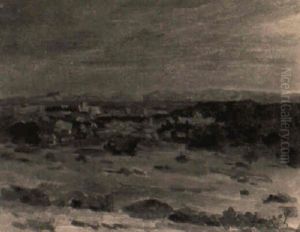 Environs D'avignon by Abel Louis Alphonse Lauvray