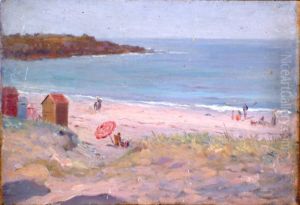 La Plage by Ferdinand Bellan