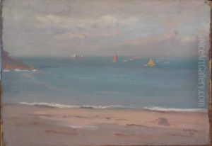 La Plage Et La Balise by Ferdinand Bellan