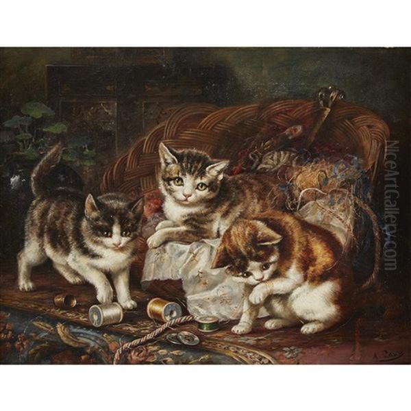 Kitten In A Basket - view 1