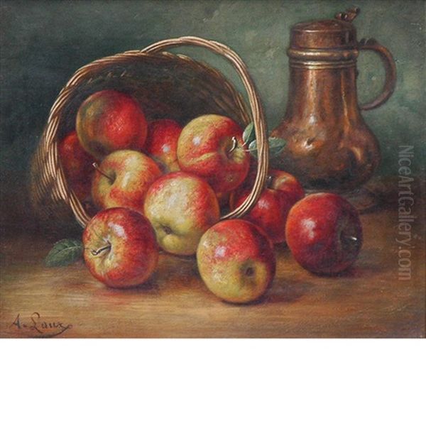 Still Life With Basket Of Apples - view 1