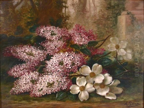 Still Life Of Lilacs And Dogwood - view 1