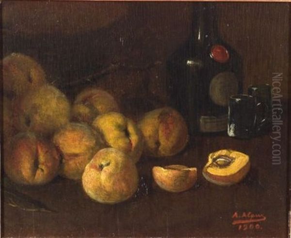 Still Life With Peaches - view 1
