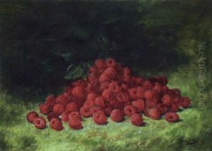 Still Life With Raspberries by August Laux