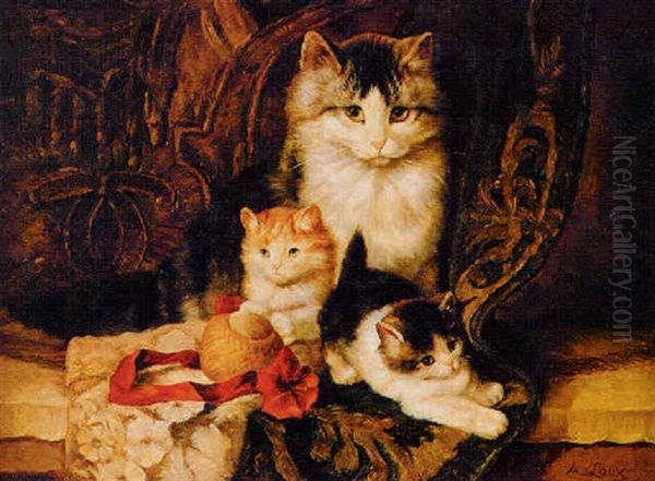 Cat And Kittens - view 1