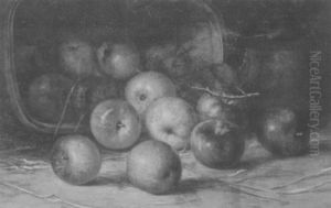 Apples Falling Out Of A Basket