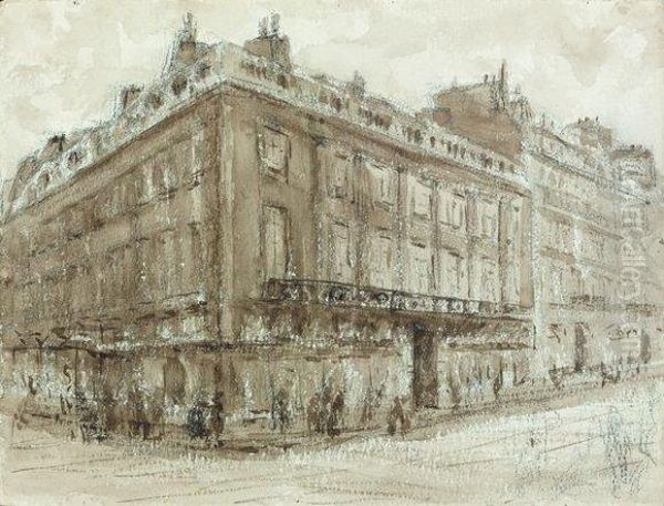Facade Et Differents Salons De L'hotel De Tesse, Quai Voltaire. - view 1