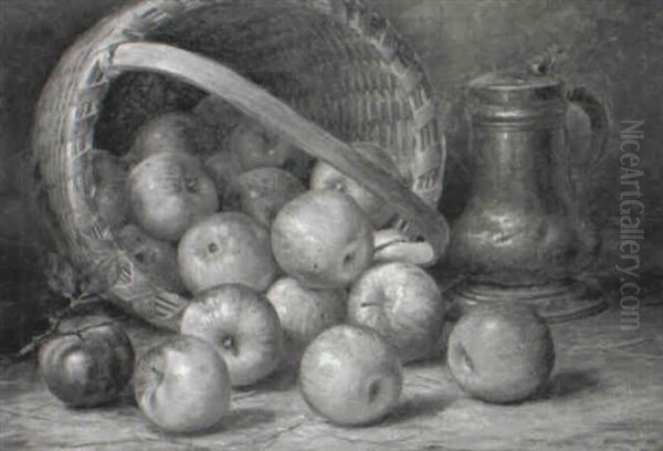 A Basket Of Apples With Copper Stein - view 1