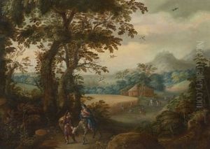 Paysage Avec La Fuite En Egypte by Geeraert De Lavallee